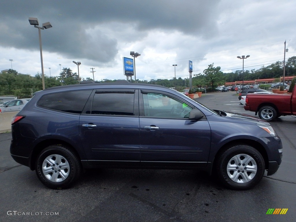 2013 Traverse LS - Atlantis Blue Metallic / Dark Titanium/Light Titanium photo #10