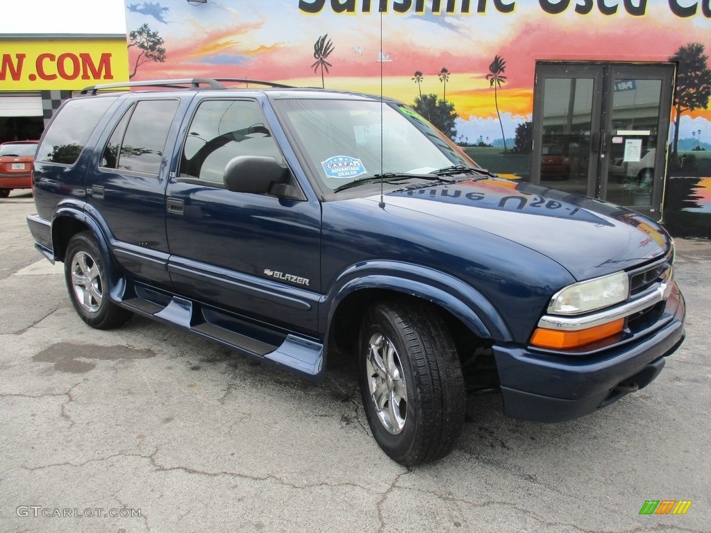 2003 Blazer LS 4x4 - Indigo Blue Metallic / Graphite photo #6