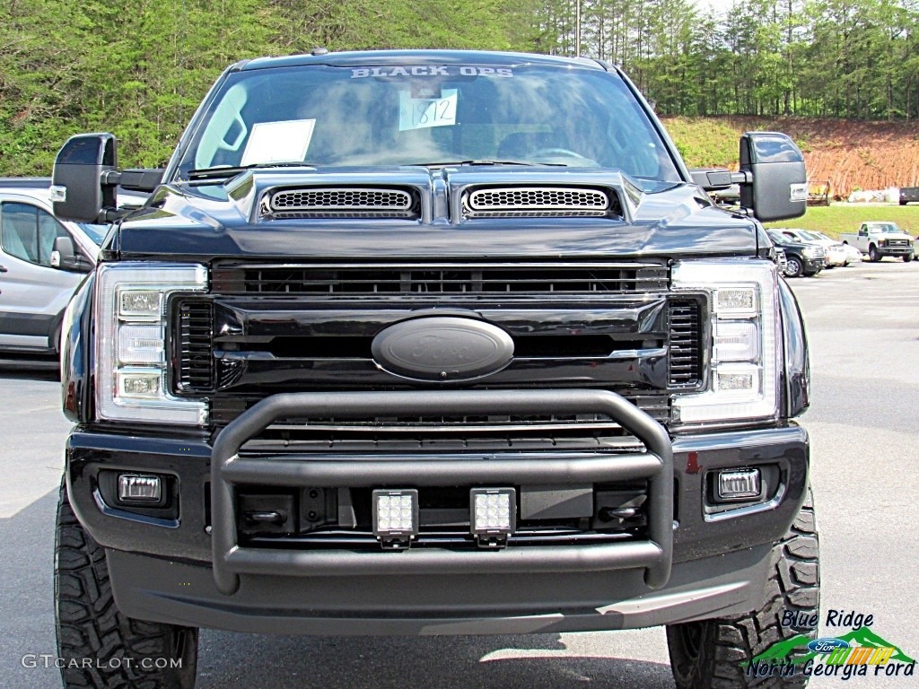 2017 F250 Super Duty Lariat Crew Cab 4x4 - Shadow Black / Black photo #8