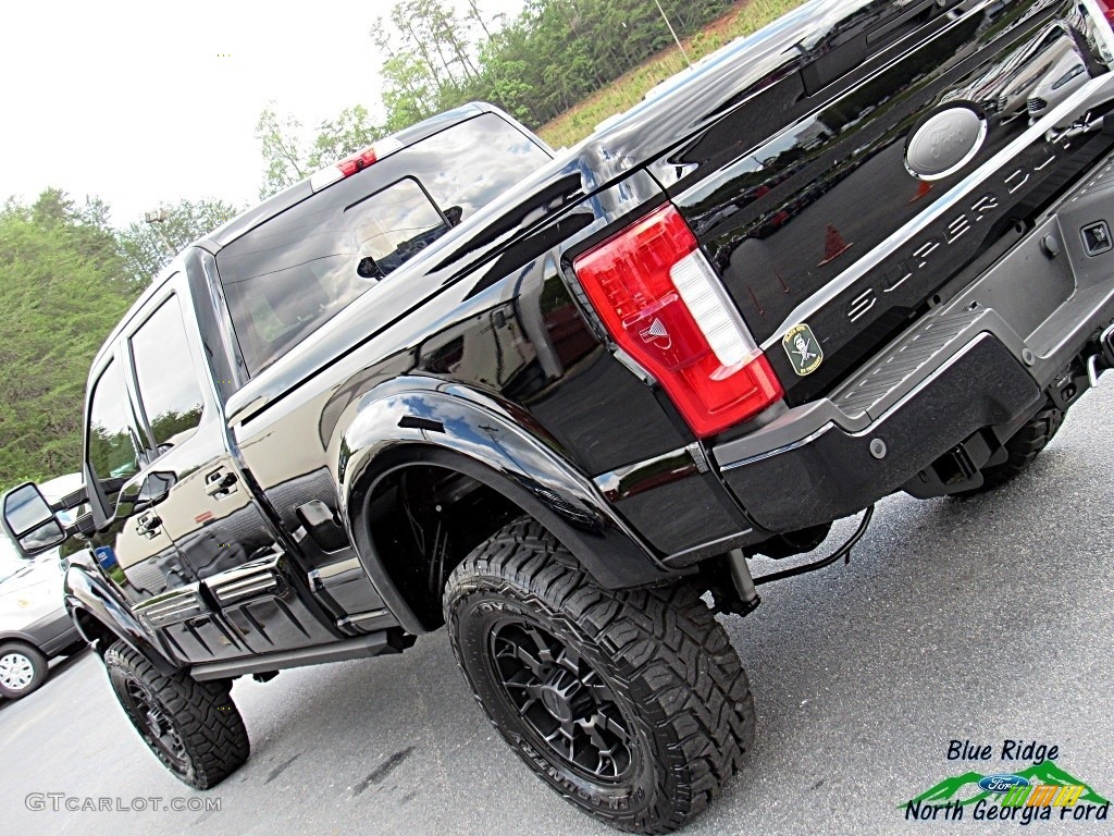 2017 F250 Super Duty Lariat Crew Cab 4x4 - Shadow Black / Black photo #50