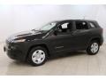Brilliant Black Crystal Pearl 2014 Jeep Cherokee Sport 4x4 Exterior