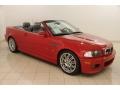 Imola Red 2002 BMW M3 Convertible Exterior