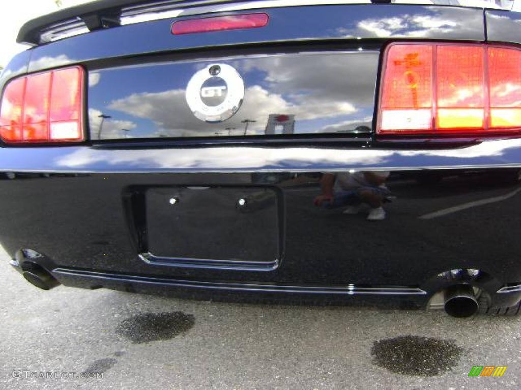 2006 Mustang GT Premium Convertible - Black / Light Graphite photo #9