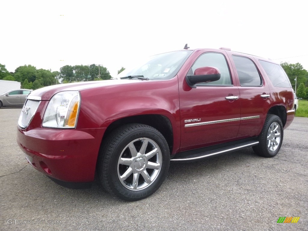 2010 Yukon Denali AWD - Red Jewel Tintcoat / Cocoa/Light Cashmere photo #1