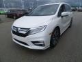 White Diamond Pearl 2018 Honda Odyssey Elite Exterior