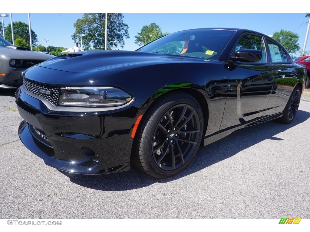 2017 Charger Daytona 392 - Pitch-Black / Black/Brazen Gold photo #1