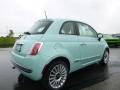 2017 Latte Menta (Mint Green) Fiat 500 Lounge  photo #5