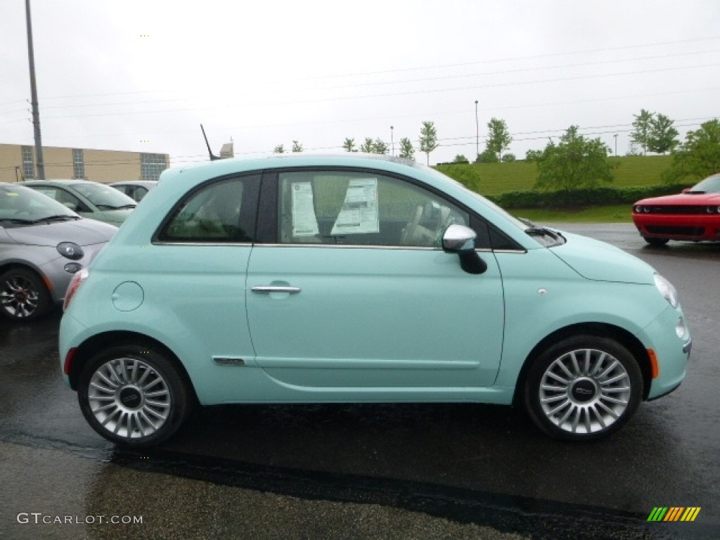 2017 500 Lounge - Latte Menta (Mint Green) / Avorio (Ivory) photo #6