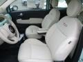 2017 Latte Menta (Mint Green) Fiat 500 Lounge  photo #15