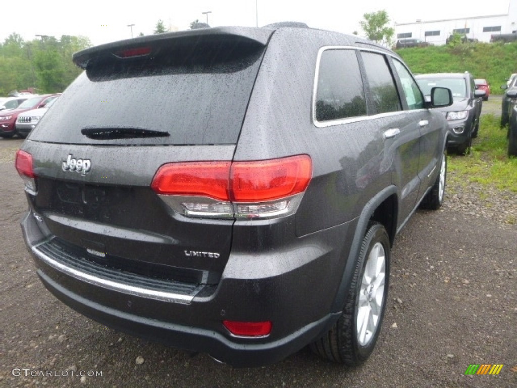 2017 Grand Cherokee Limited 4x4 - Granite Crystal Metallic / Black photo #5