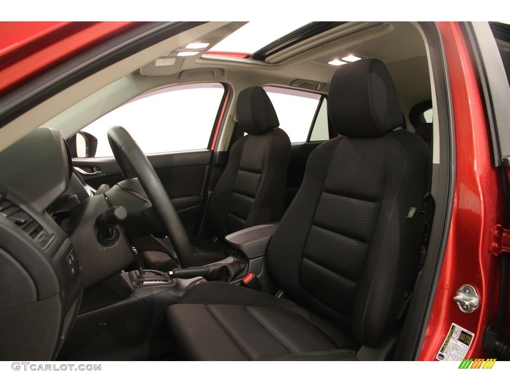 2014 CX-5 Touring AWD - Soul Red Metallic / Black photo #5
