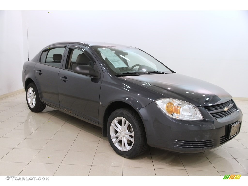 2008 Cobalt LS Sedan - Slate Metallic / Gray photo #1