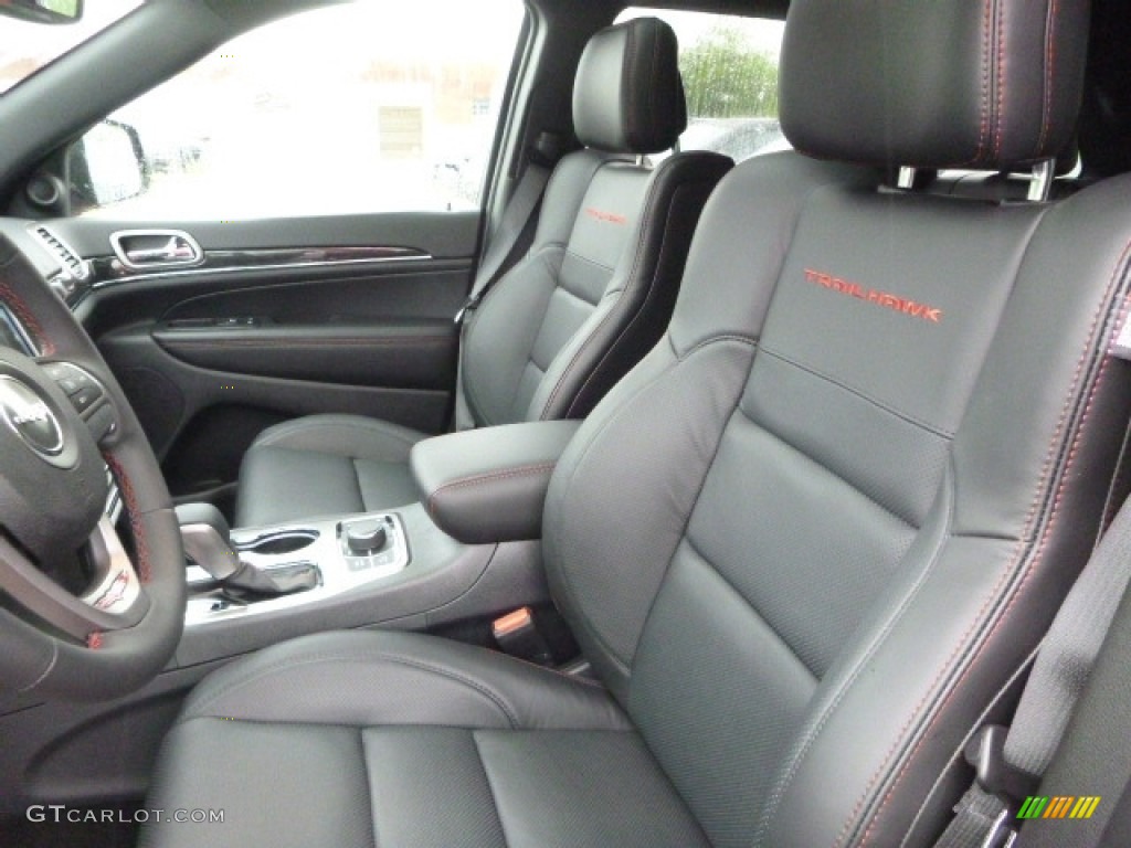 2017 Grand Cherokee Trailhawk 4x4 - Redline 2 Coat Pearl / Black photo #12