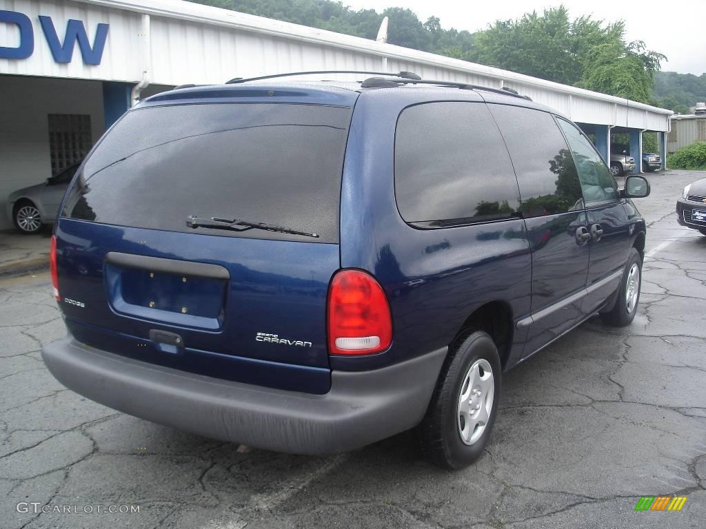 2000 Grand Caravan  - Patriot Blue Pearlcoat / Mist Gray photo #2