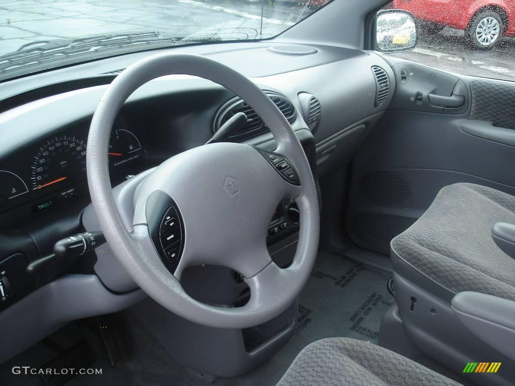 2000 Grand Caravan  - Patriot Blue Pearlcoat / Mist Gray photo #7