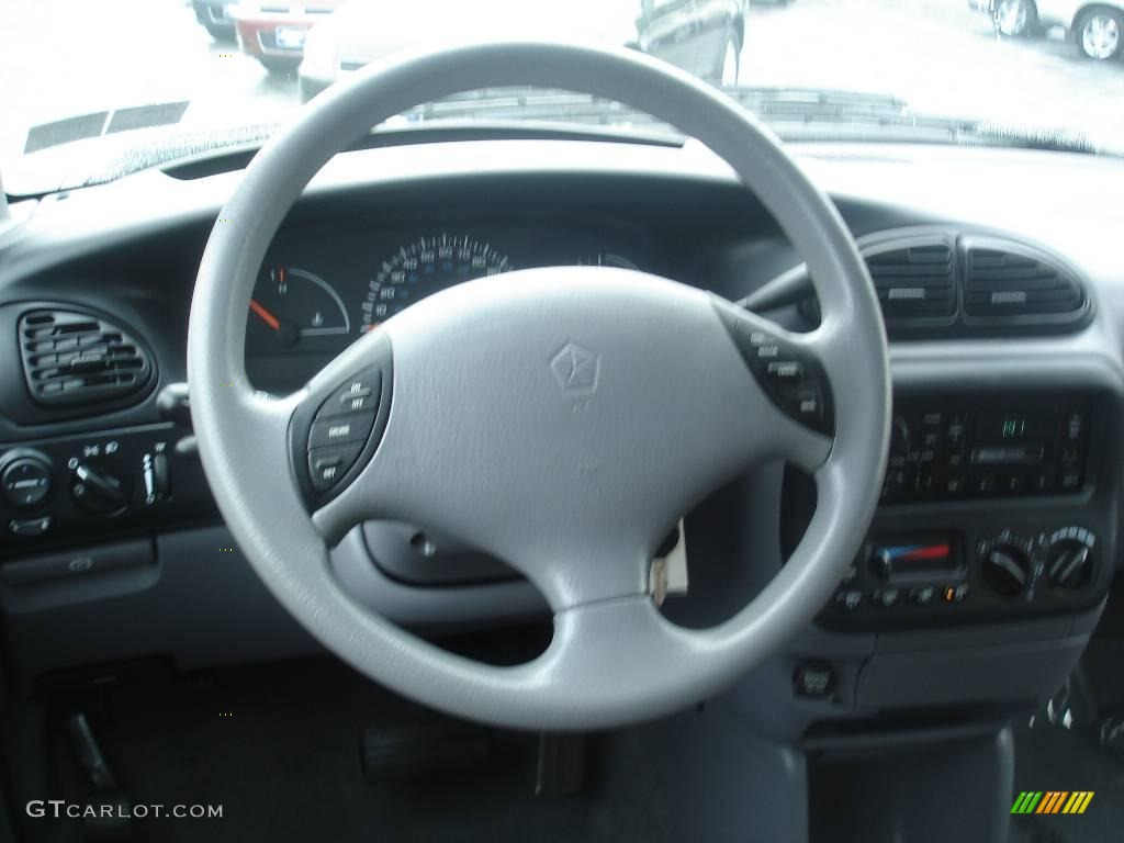 2000 Grand Caravan  - Patriot Blue Pearlcoat / Mist Gray photo #10