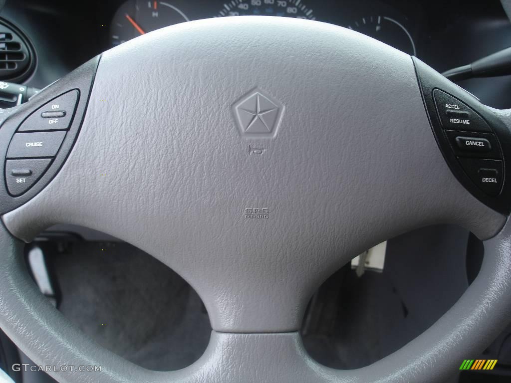 2000 Grand Caravan  - Patriot Blue Pearlcoat / Mist Gray photo #24