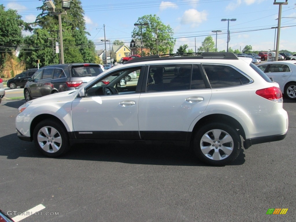 2011 Outback 2.5i Premium Wagon - Satin White Pearl / Warm Ivory photo #9