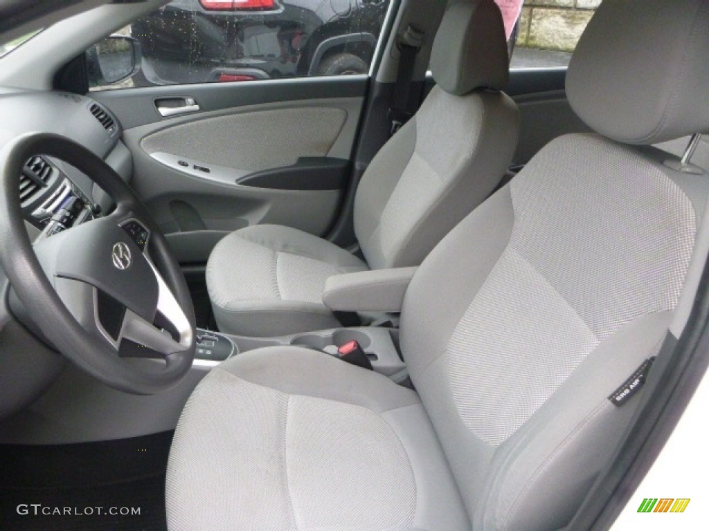 2012 Accent GS 5 Door - Century White / Gray photo #15