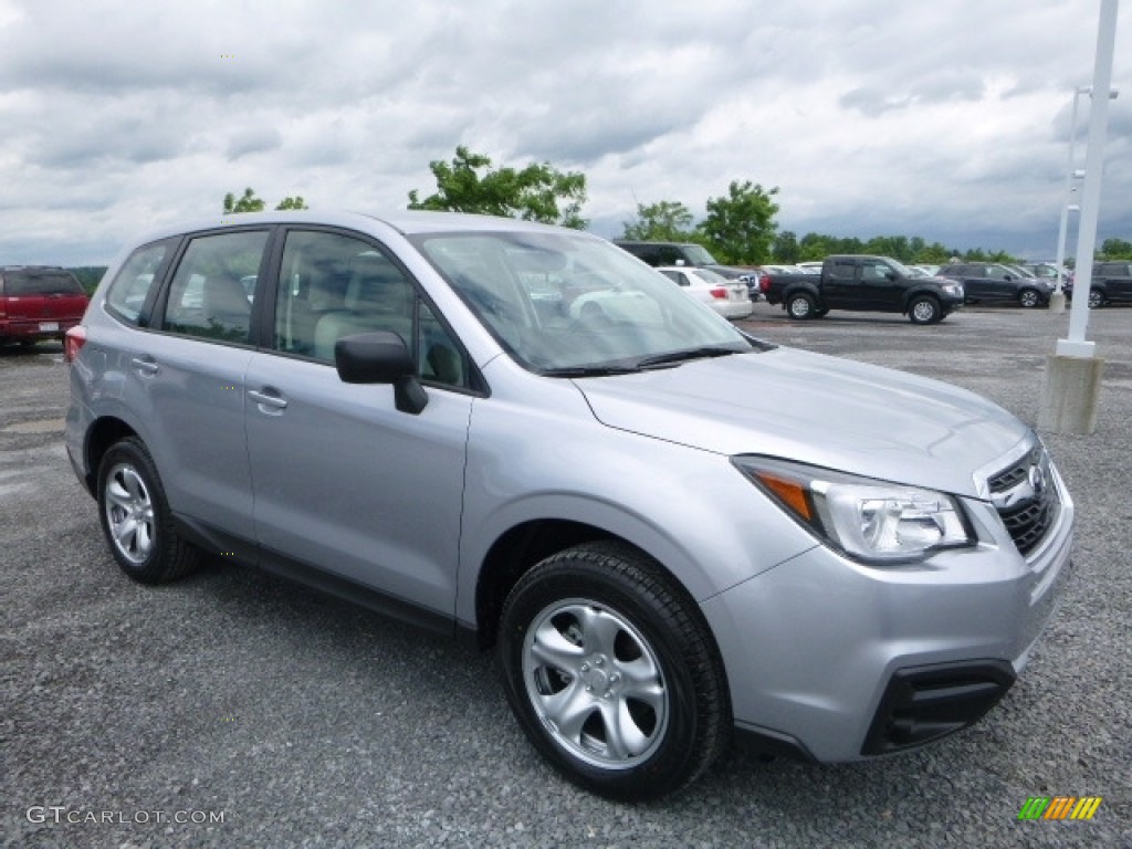 2017 Forester 2.5i - Ice Silver Metallic / Gray photo #1