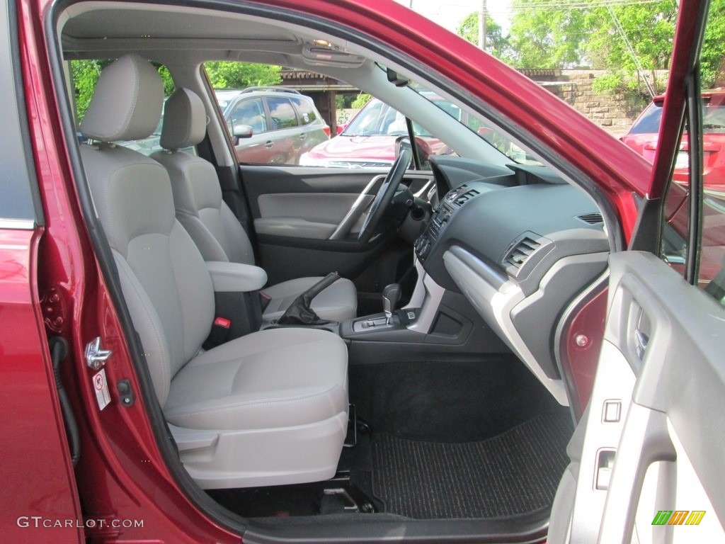 2015 Forester 2.5i Limited - Venetian Red Pearl / Gray photo #18