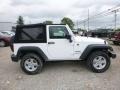 2017 Bright White Jeep Wrangler Sport 4x4  photo #6