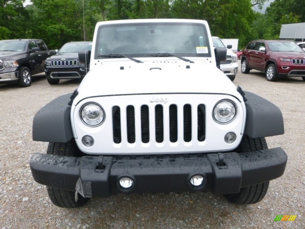 2017 Wrangler Sport 4x4 - Bright White / Black photo #8