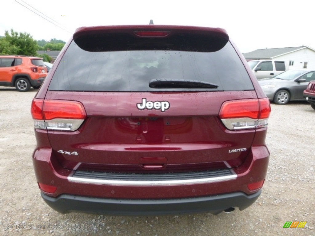 2017 Grand Cherokee Limited 4x4 - Velvet Red Pearl / Black photo #4