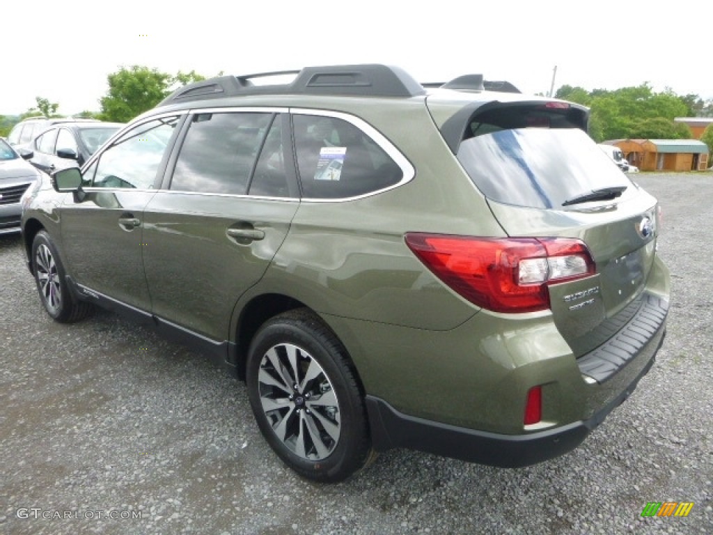 2017 Outback 2.5i Limited - Wilderness Green Metallic / Warm Ivory photo #8