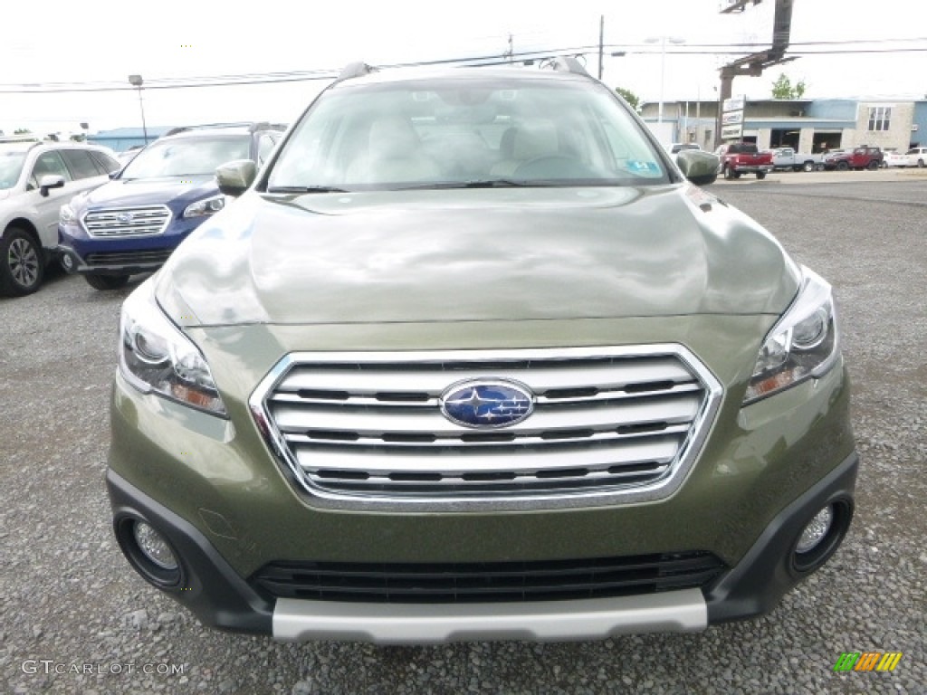 2017 Outback 2.5i Limited - Wilderness Green Metallic / Warm Ivory photo #11