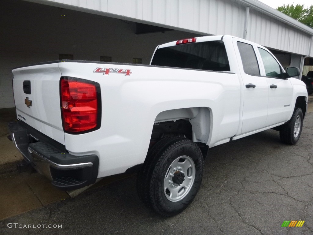 2017 Silverado 2500HD Work Truck Double Cab 4x4 - Summit White / Dark Ash/Jet Black photo #3