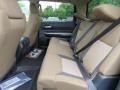 2017 Toyota Tundra Sand Beige Interior Rear Seat Photo