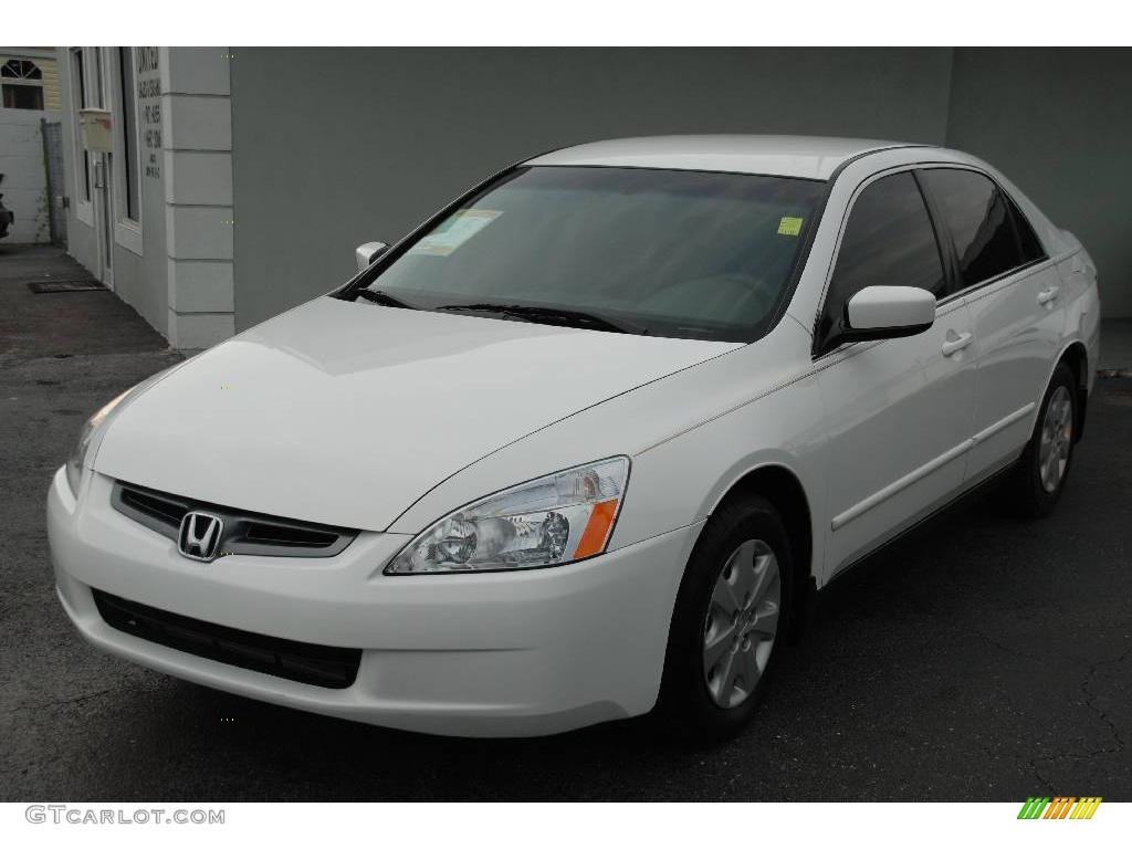 2003 Accord LX Sedan - Taffeta White / Ivory photo #1