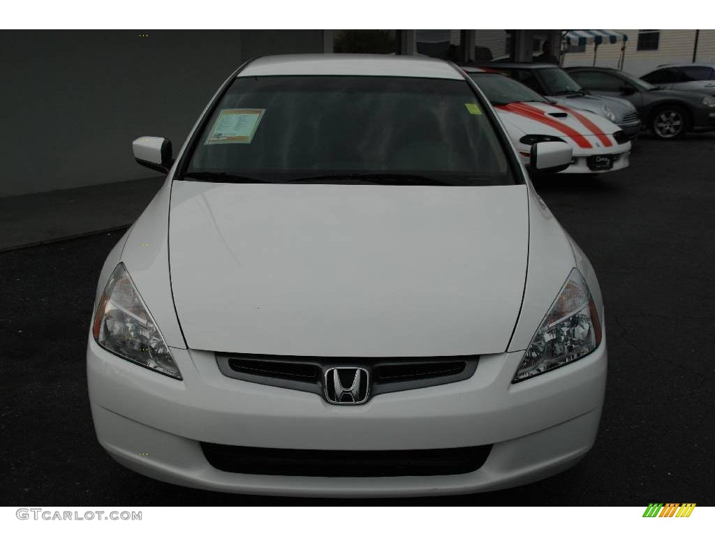 2003 Accord LX Sedan - Taffeta White / Ivory photo #3