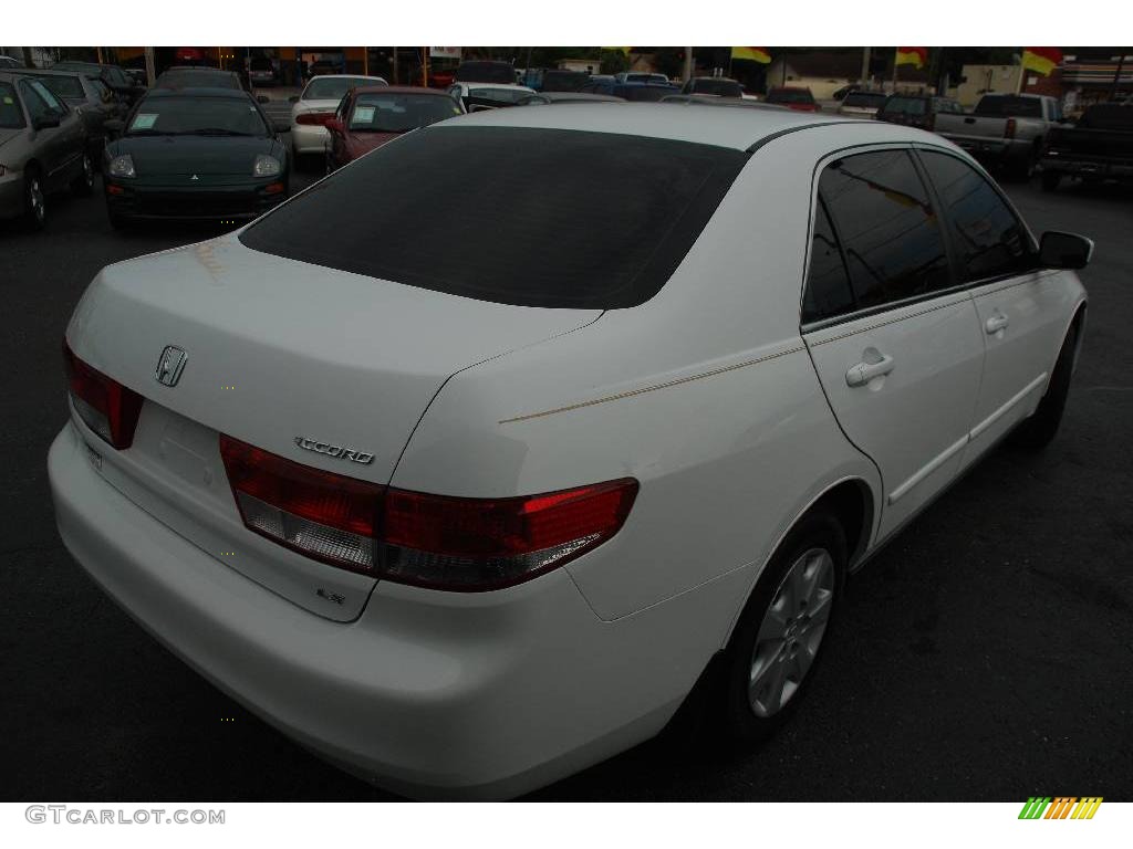 2003 Accord LX Sedan - Taffeta White / Ivory photo #6
