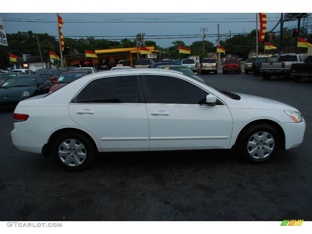 2003 Accord LX Sedan - Taffeta White / Ivory photo #9