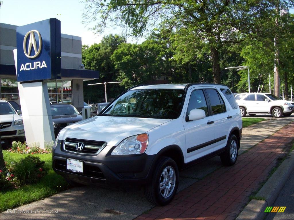 2003 CR-V EX 4WD - Taffeta White / Black photo #1