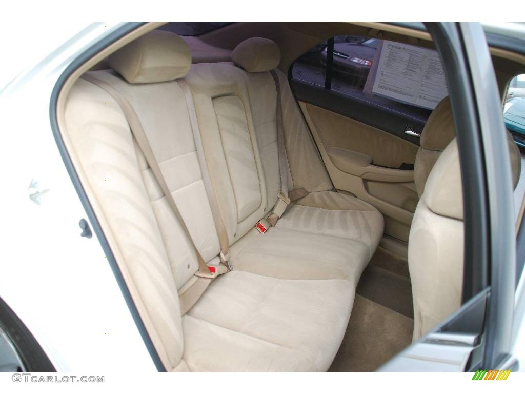 2003 Accord LX Sedan - Taffeta White / Ivory photo #22