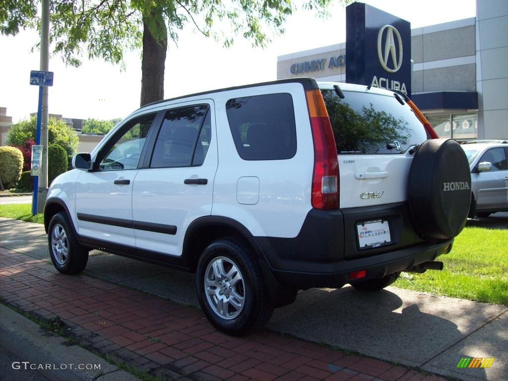 2003 CR-V EX 4WD - Taffeta White / Black photo #7