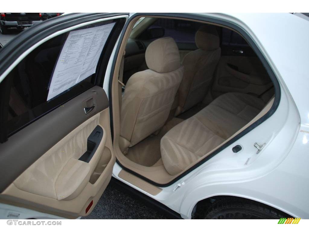 2003 Accord LX Sedan - Taffeta White / Ivory photo #25