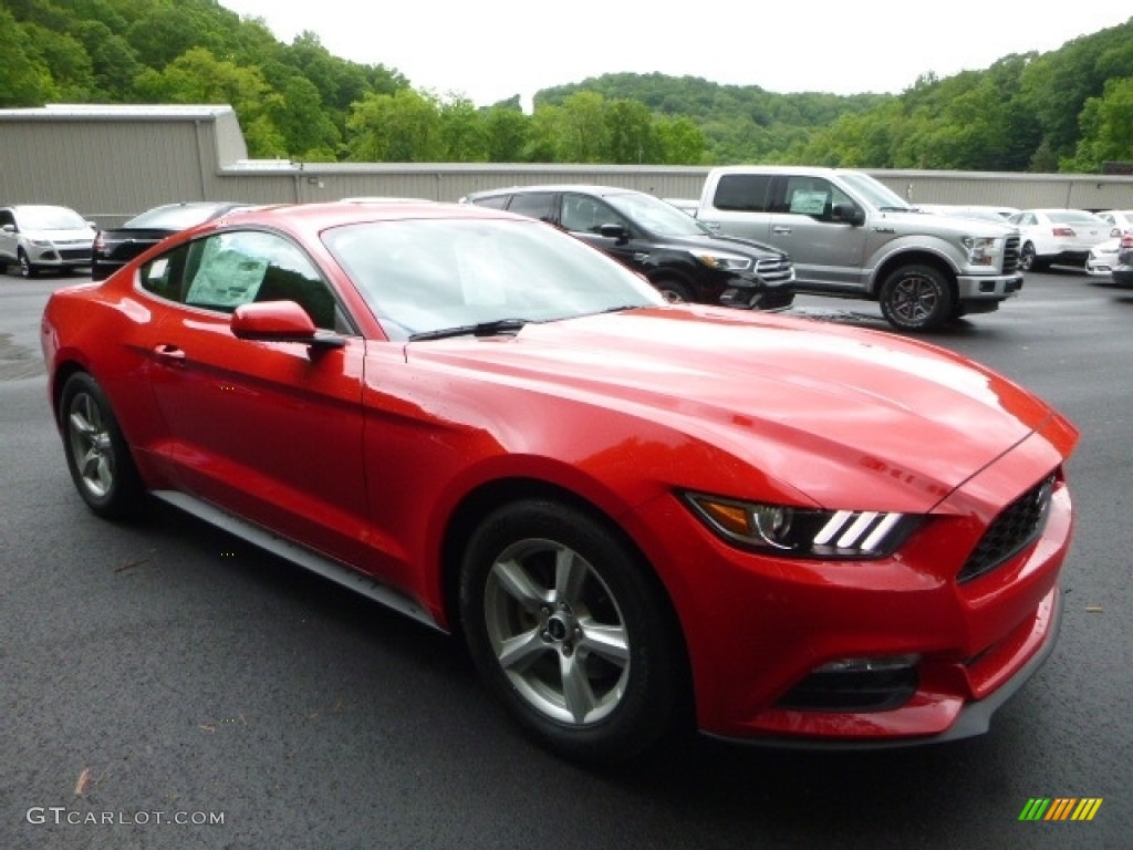 2017 Mustang V6 Coupe - Race Red / Ebony photo #3