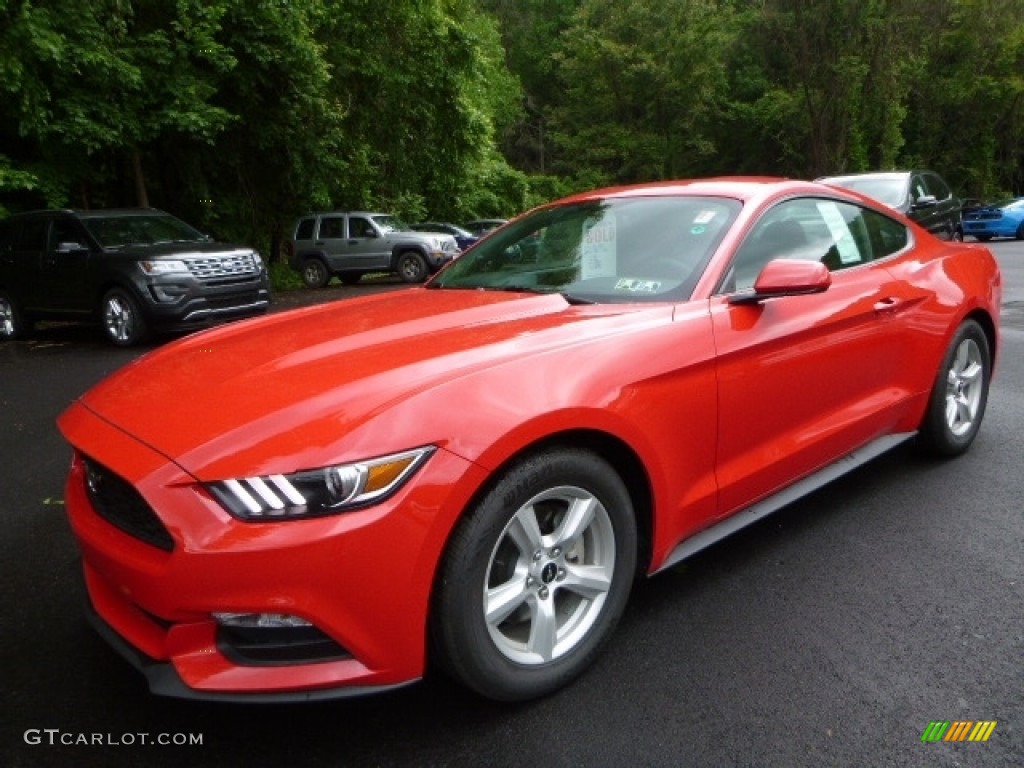 2017 Mustang V6 Coupe - Race Red / Ebony photo #5