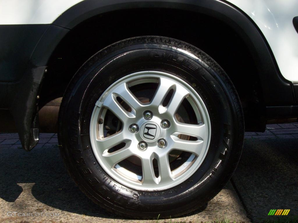 2003 CR-V EX 4WD - Taffeta White / Black photo #16