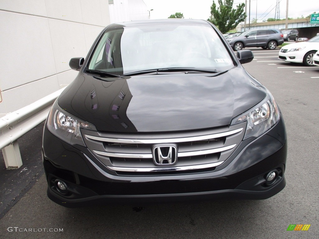 2014 CR-V EX AWD - Crystal Black Pearl / Black photo #8