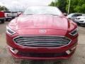 2017 Ruby Red Ford Fusion SE AWD  photo #7