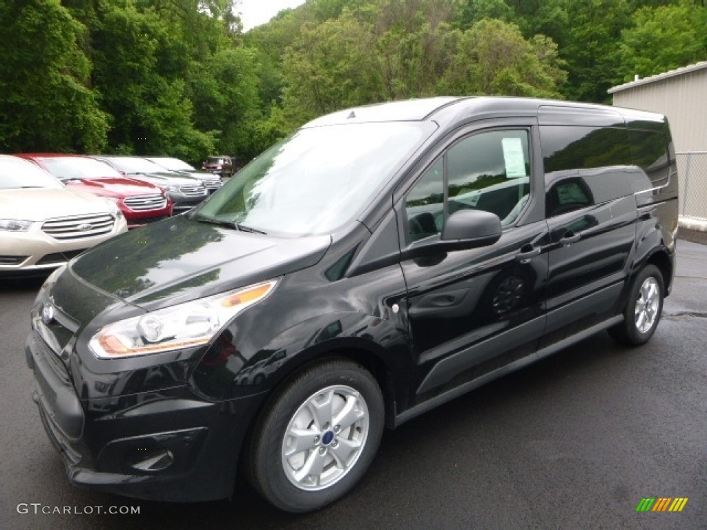 Shadow Black 2017 Ford Transit Connect XLT Van Exterior Photo #120693695