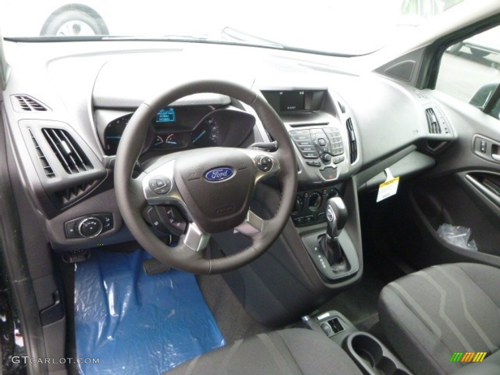 Charcoal Black Interior 2017 Ford Transit Connect XLT Van Photo #120693848