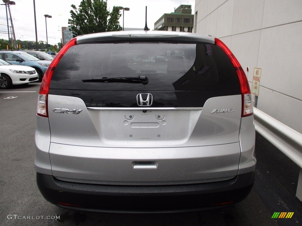 2014 CR-V EX AWD - Alabaster Silver Metallic / Gray photo #5