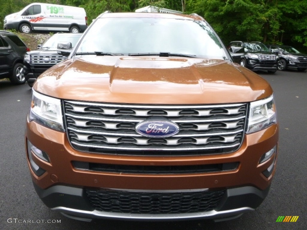 2017 Explorer XLT 4WD - Canyon Ridge / Ebony Black photo #4