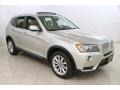 Mineral Silver Metallic 2014 BMW X3 xDrive28i